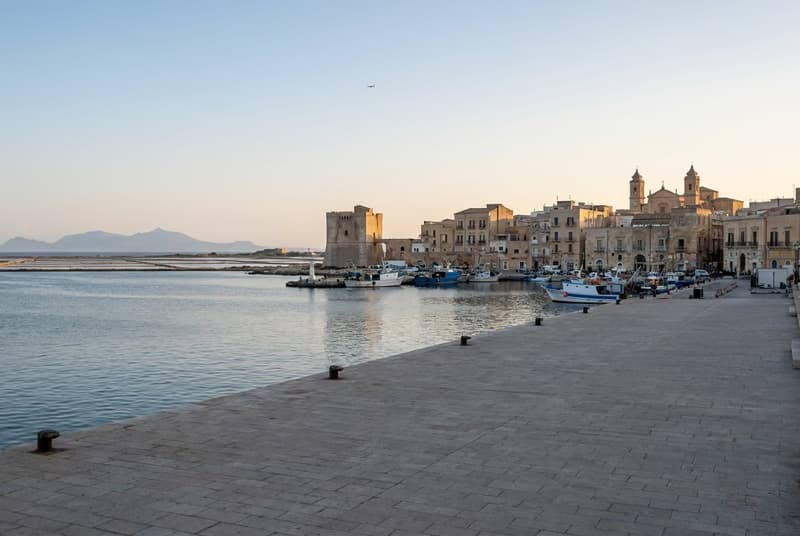 Private jet on tarmac at Trapani