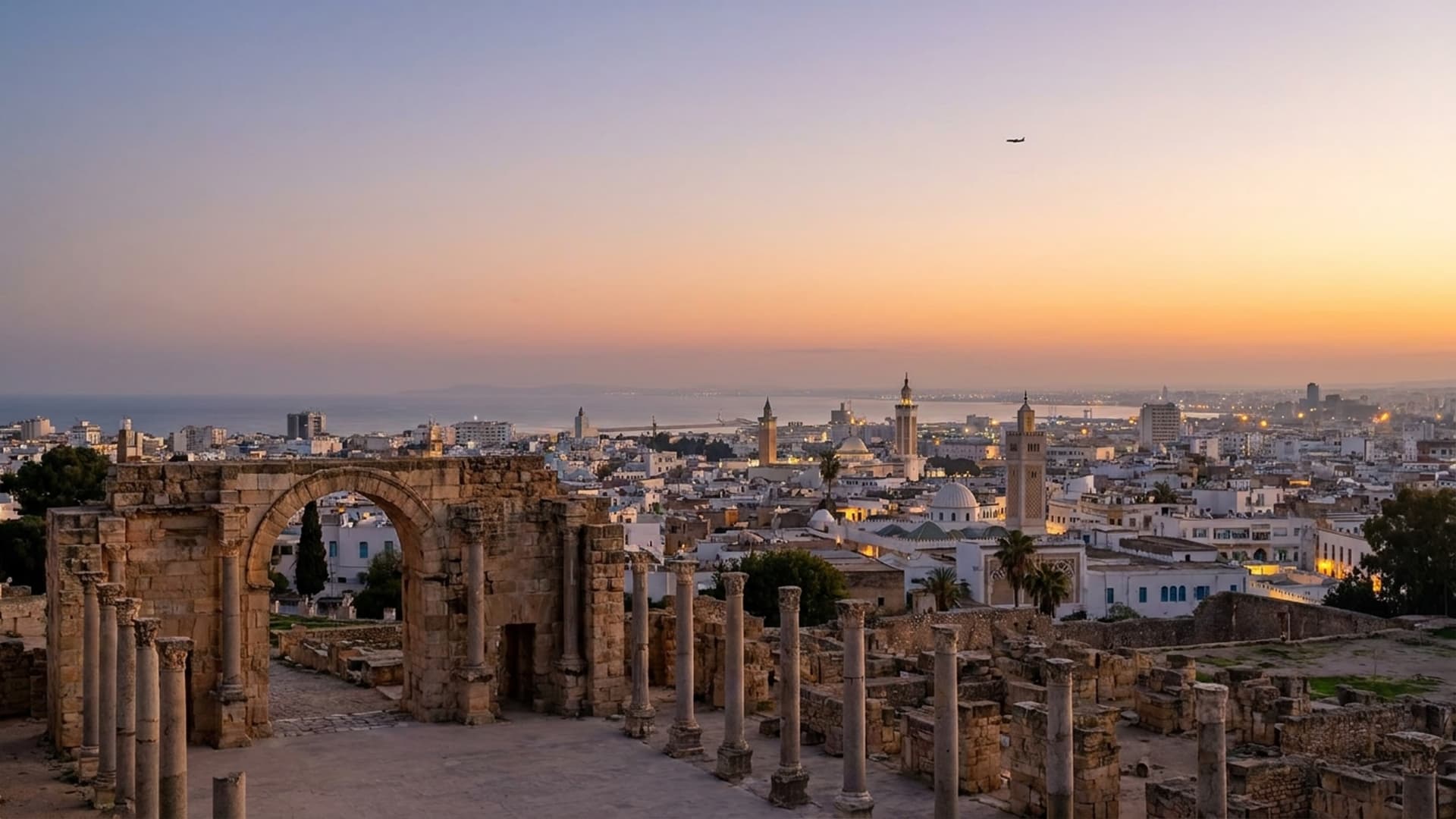 Privatjet in Tunis-Carthage