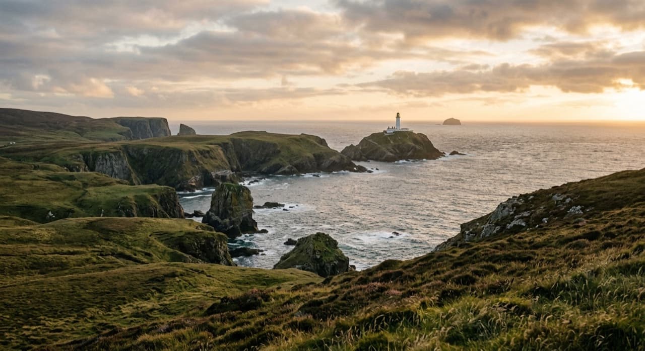 Privatjet in Unst