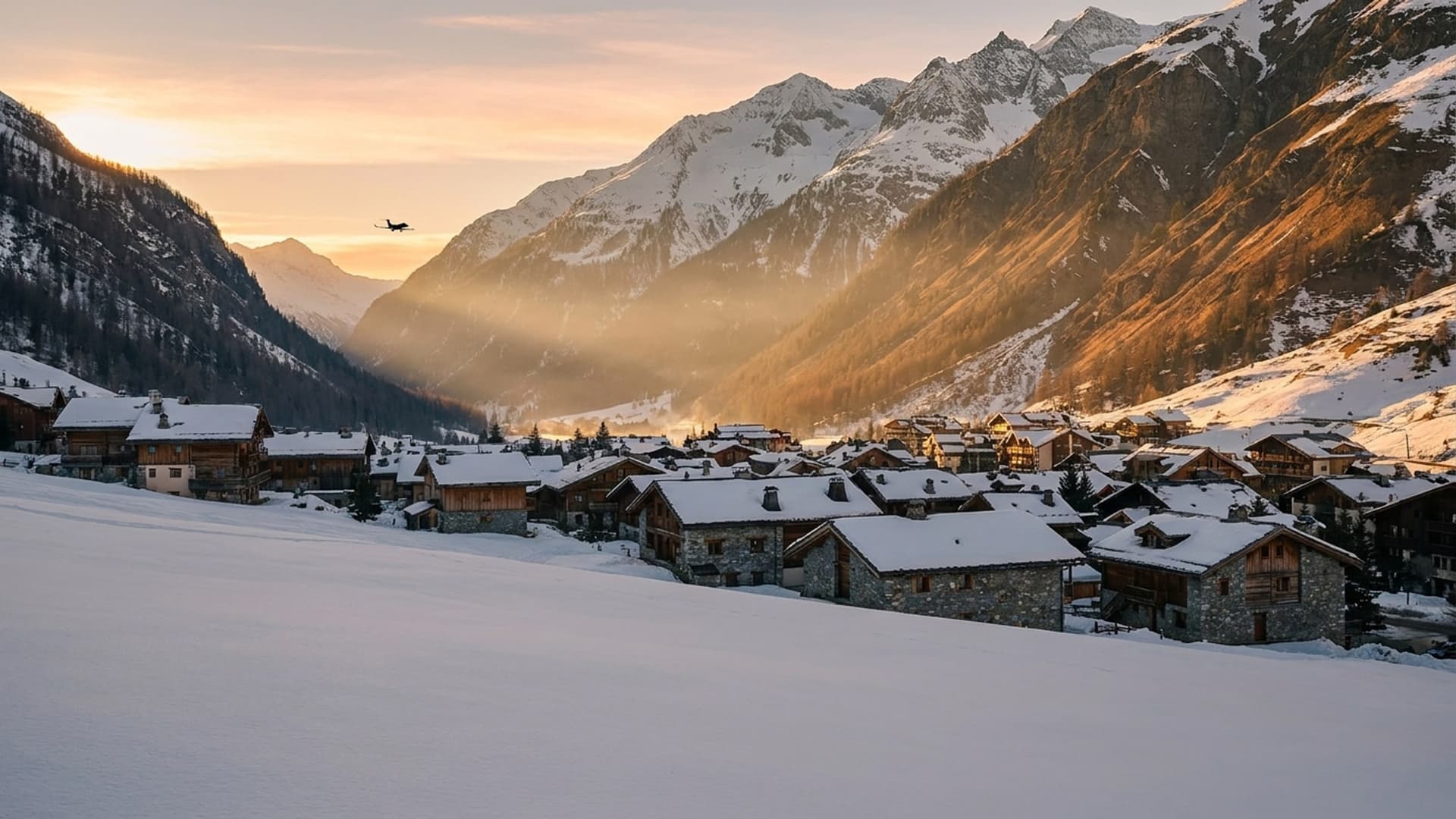 Hub di aviazione privata di Val d'Isère