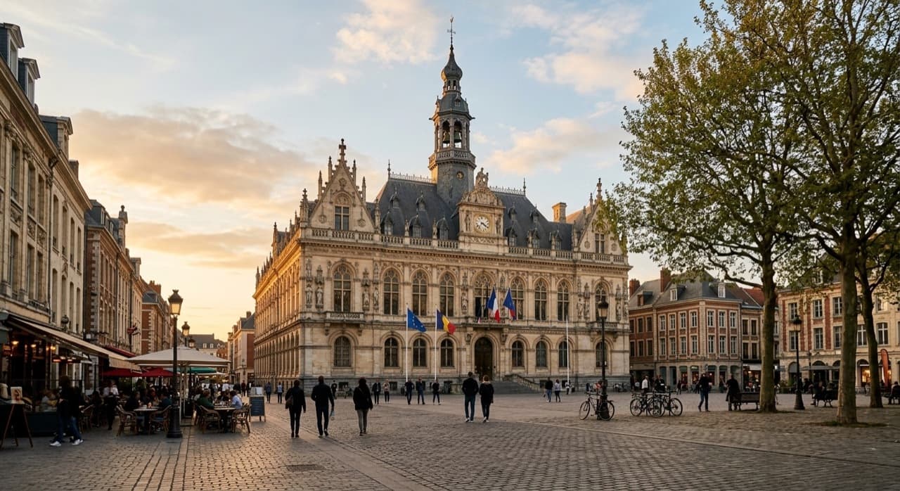 Privatjet in Valenciennes-Denain