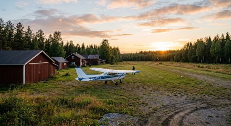 Jet privé vers Vesivehmaa