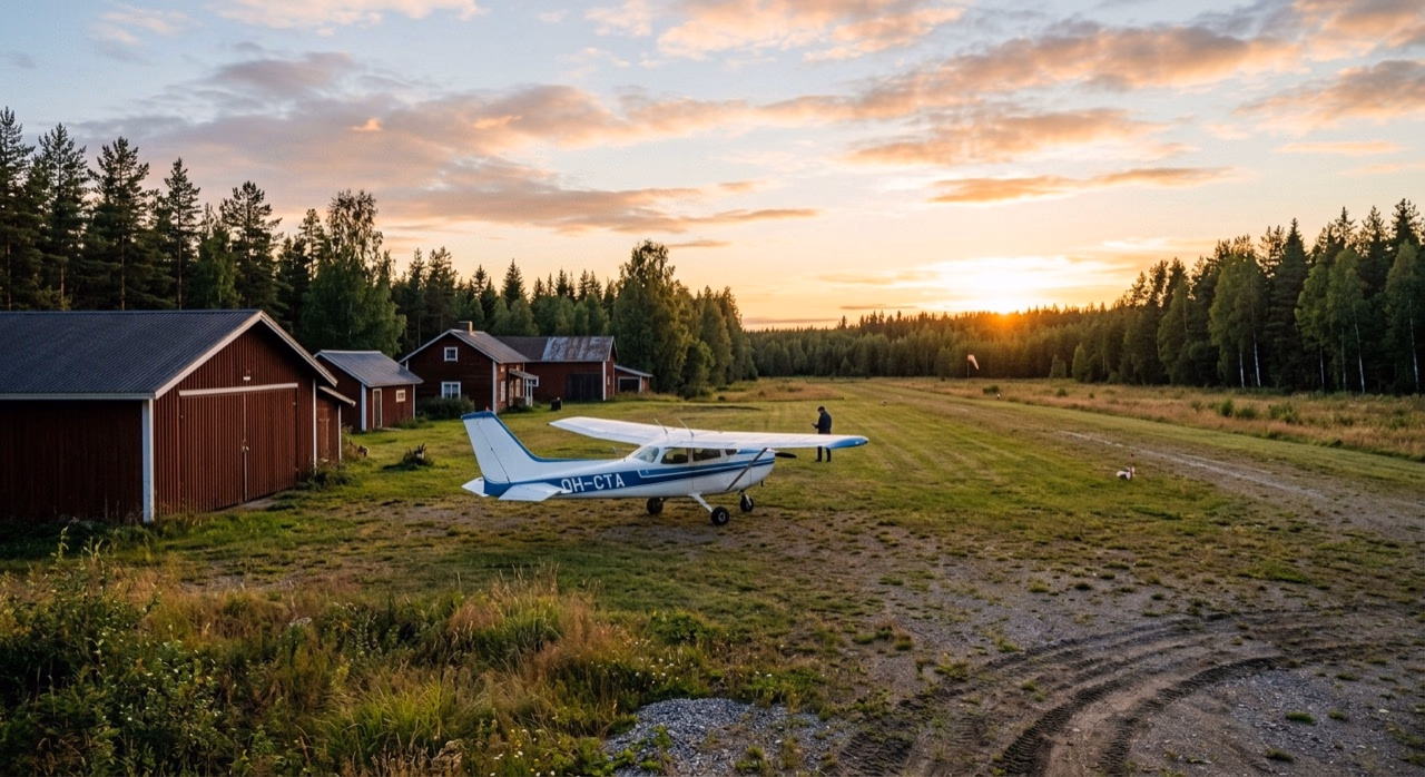 Vesivehmaa private jet aviation hub