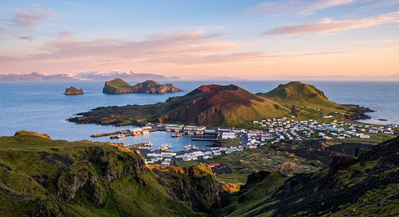 Privatjet in Vestmannaeyjar