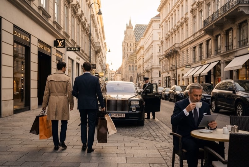 Jet privé vers Vienne