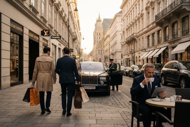 Private jet to Vienna