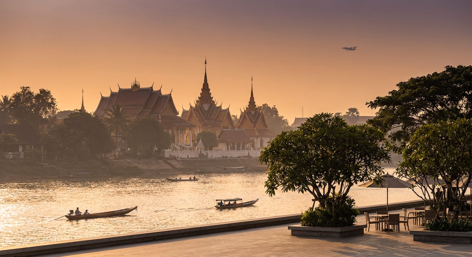 Privatjet nach Vientiane