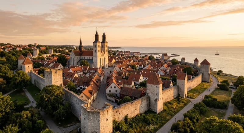 Private jet charter from Visby