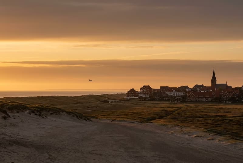 Privatjet auf dem Vorfeld in Sylt