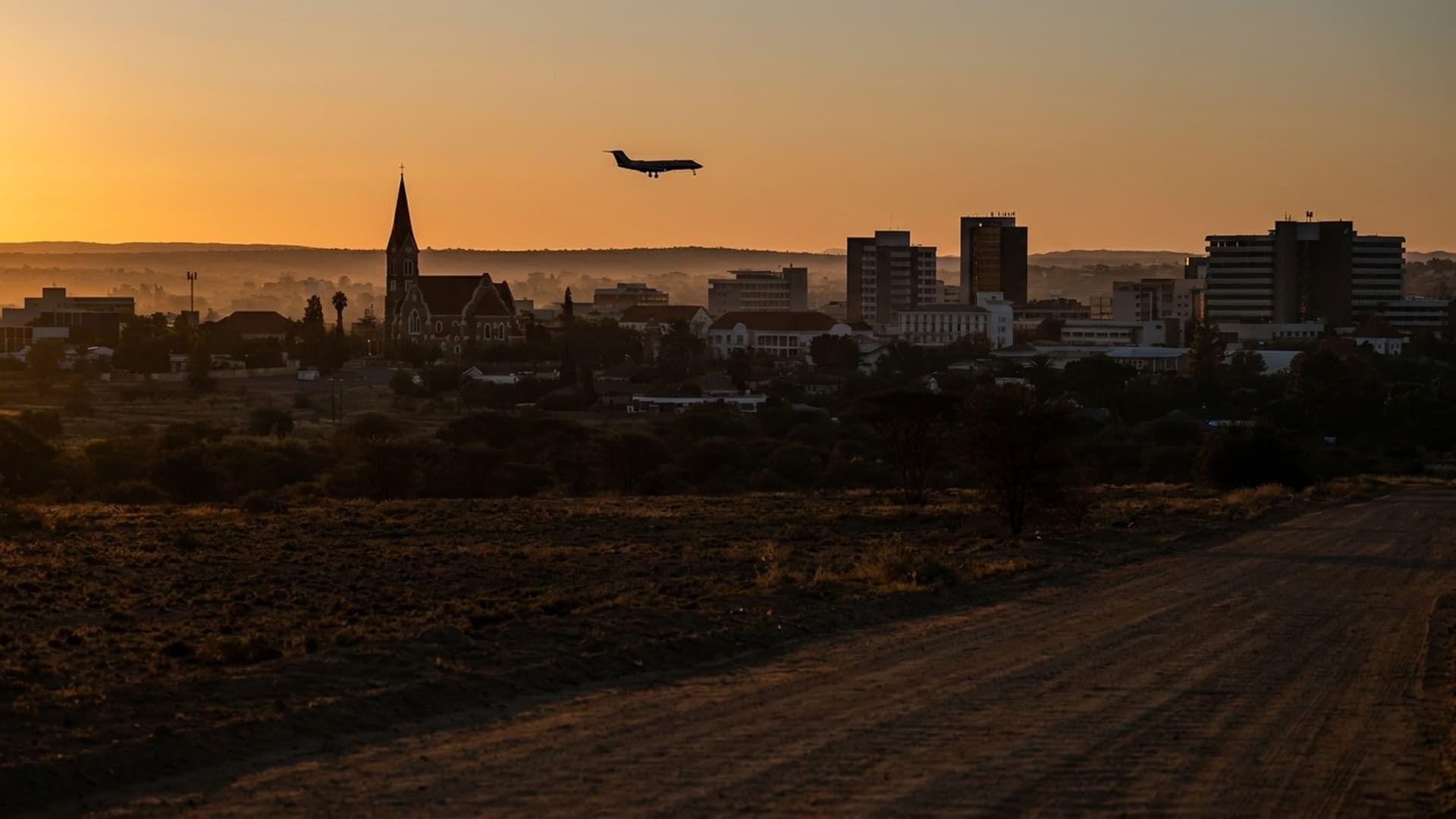 Privatjet in Windhoek–Hosea Kutako