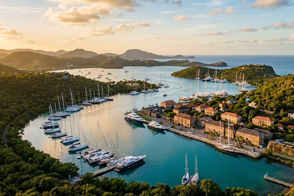 Destino de jet privado — Antigua y Barbuda