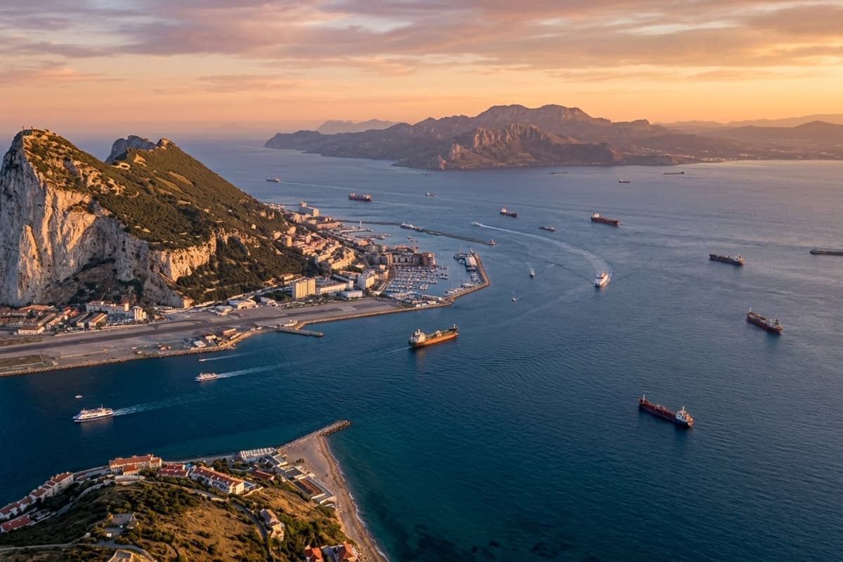 Private jet destination — Gibraltar