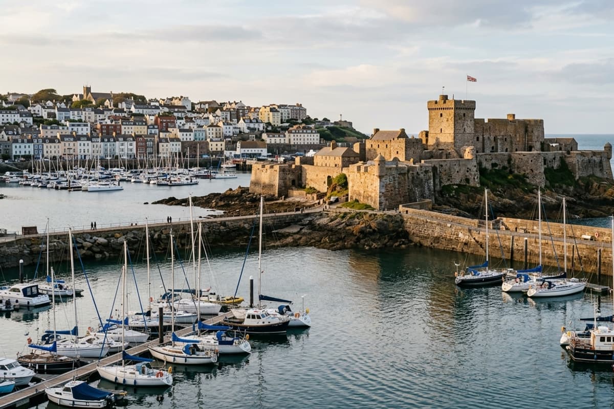 Private jet destination — Guernsey