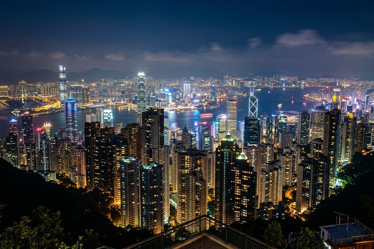 Destino de jet privado — Hong Kong