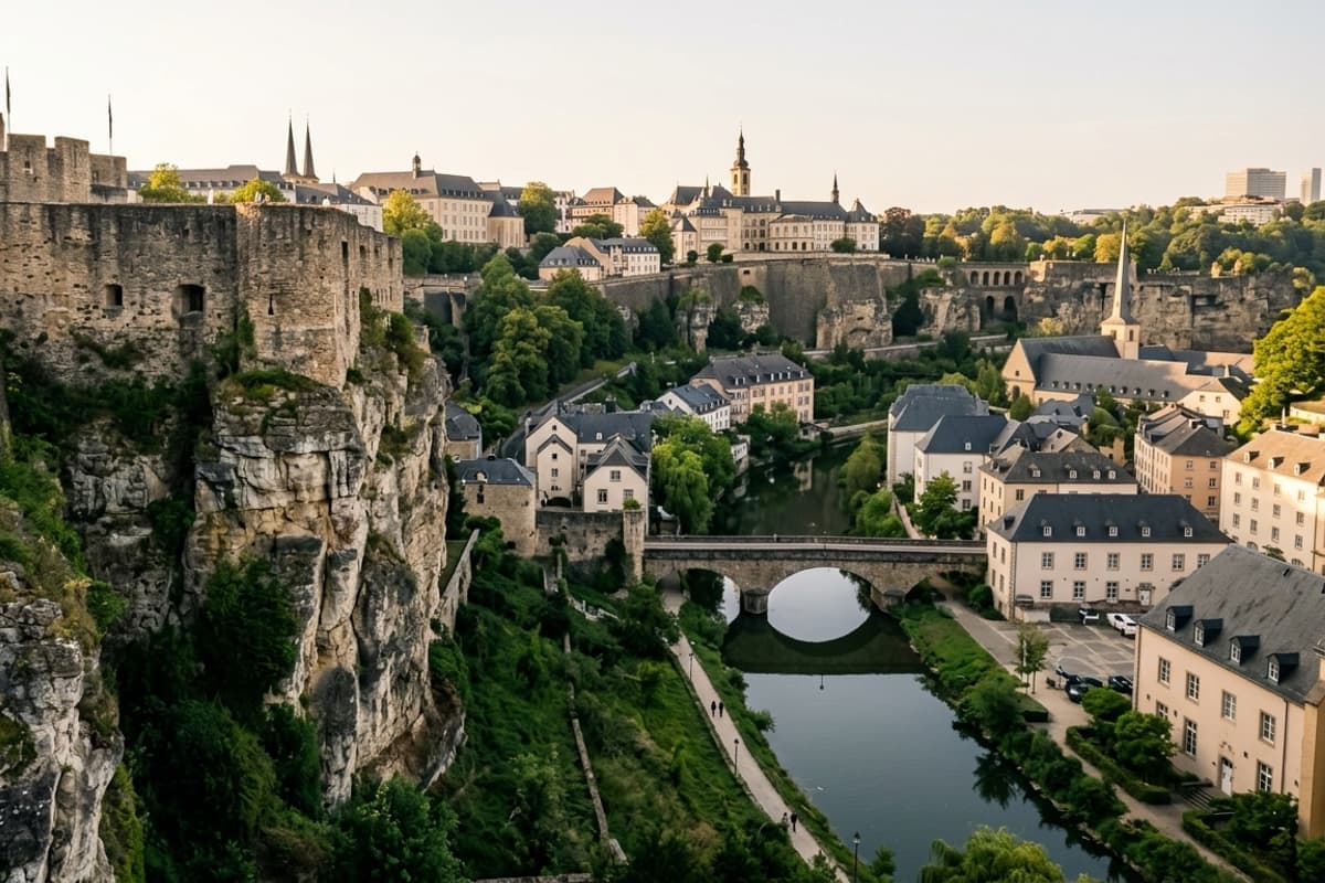 Private jet destination — Luxembourg
