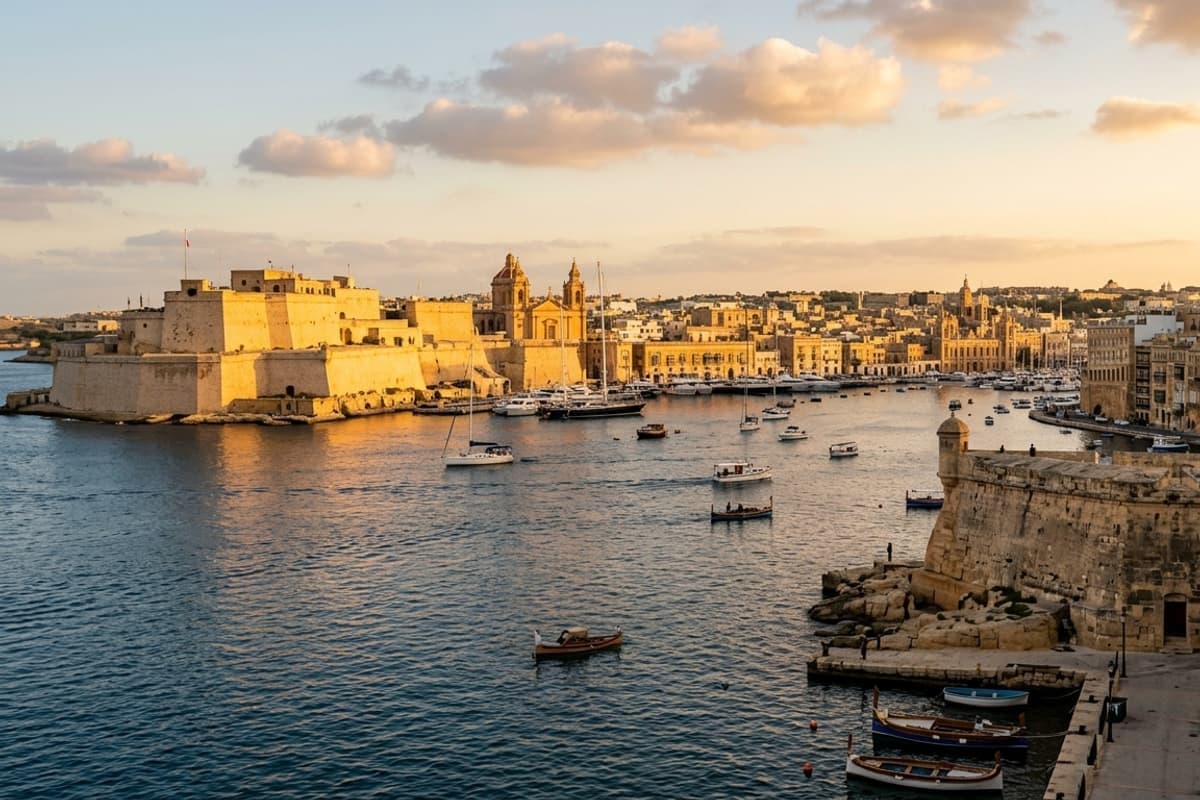 Privatjet-Reiseziel — Malta