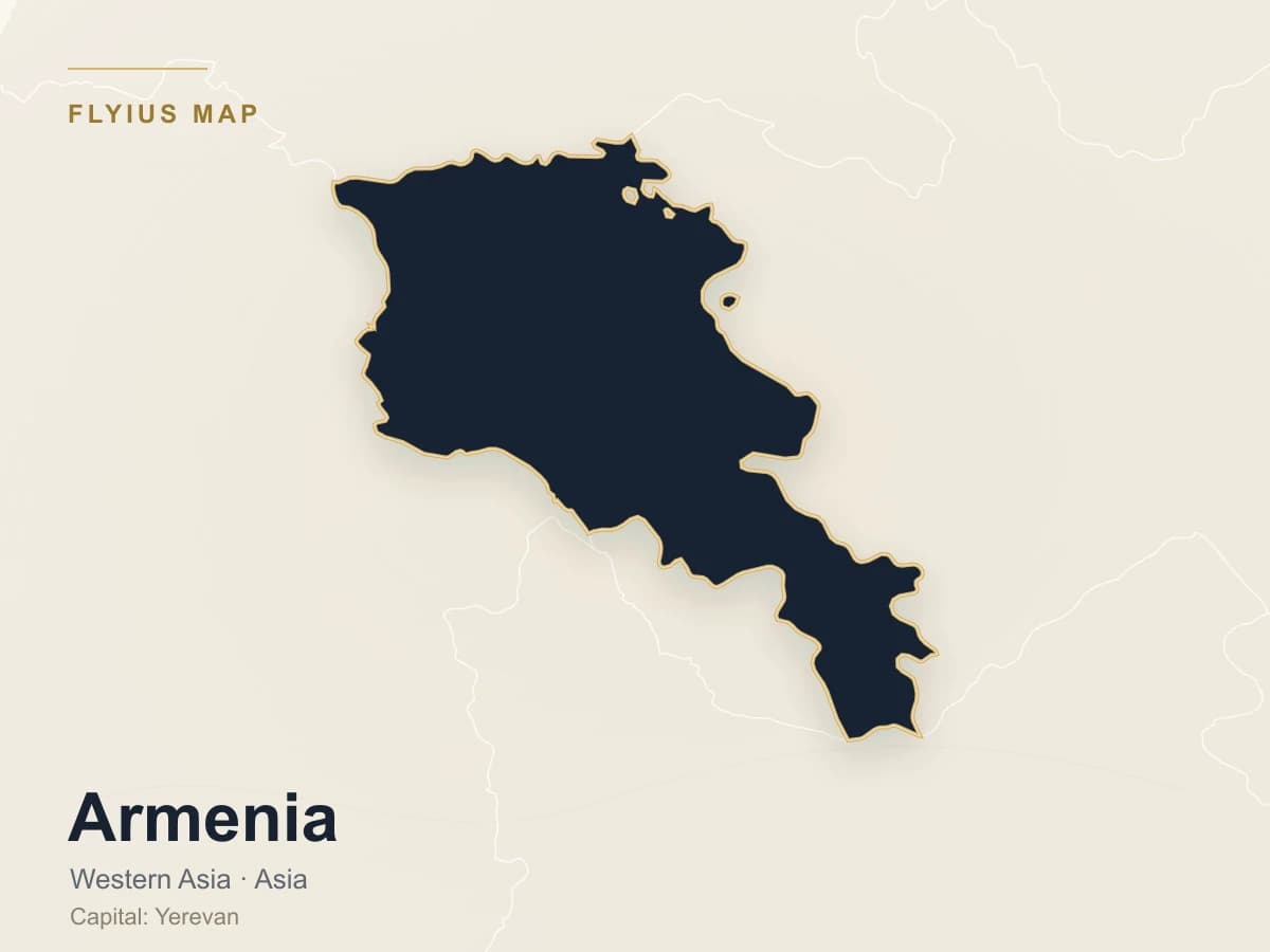 Destinazione jet privato — Armenia