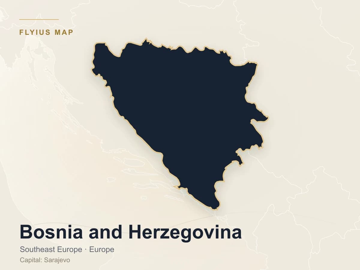 Destination jet privé — Bosnie-Herzégovine