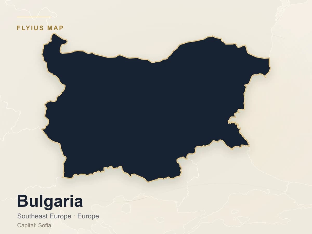 Destino de jet privado — Bulgaria
