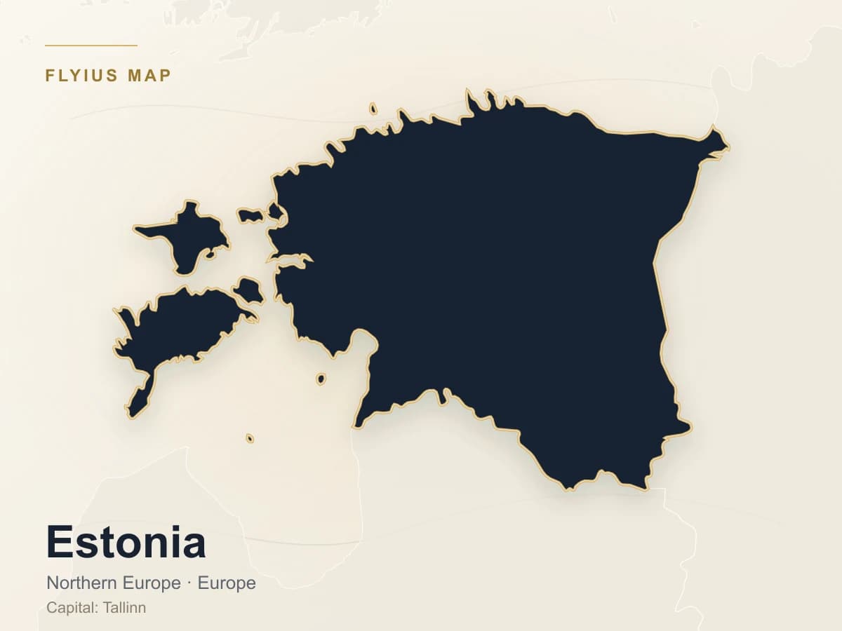 Destino de jet privado — Estonia