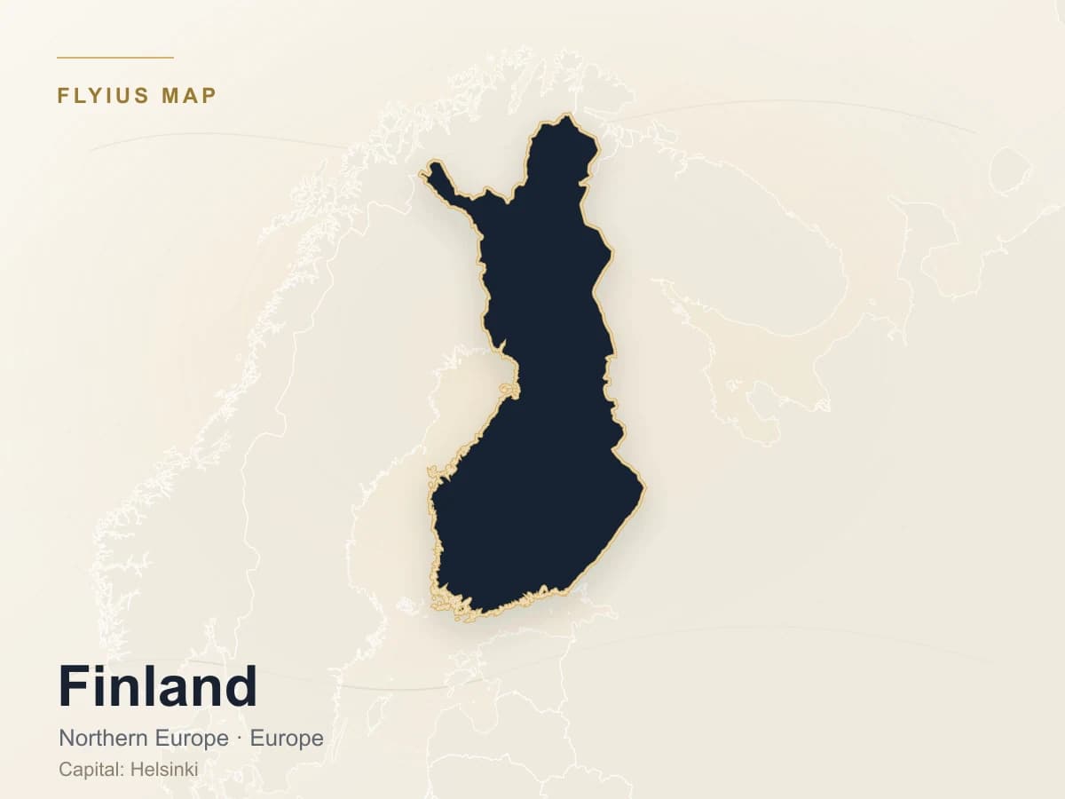 Destinazione jet privato — Finlandia