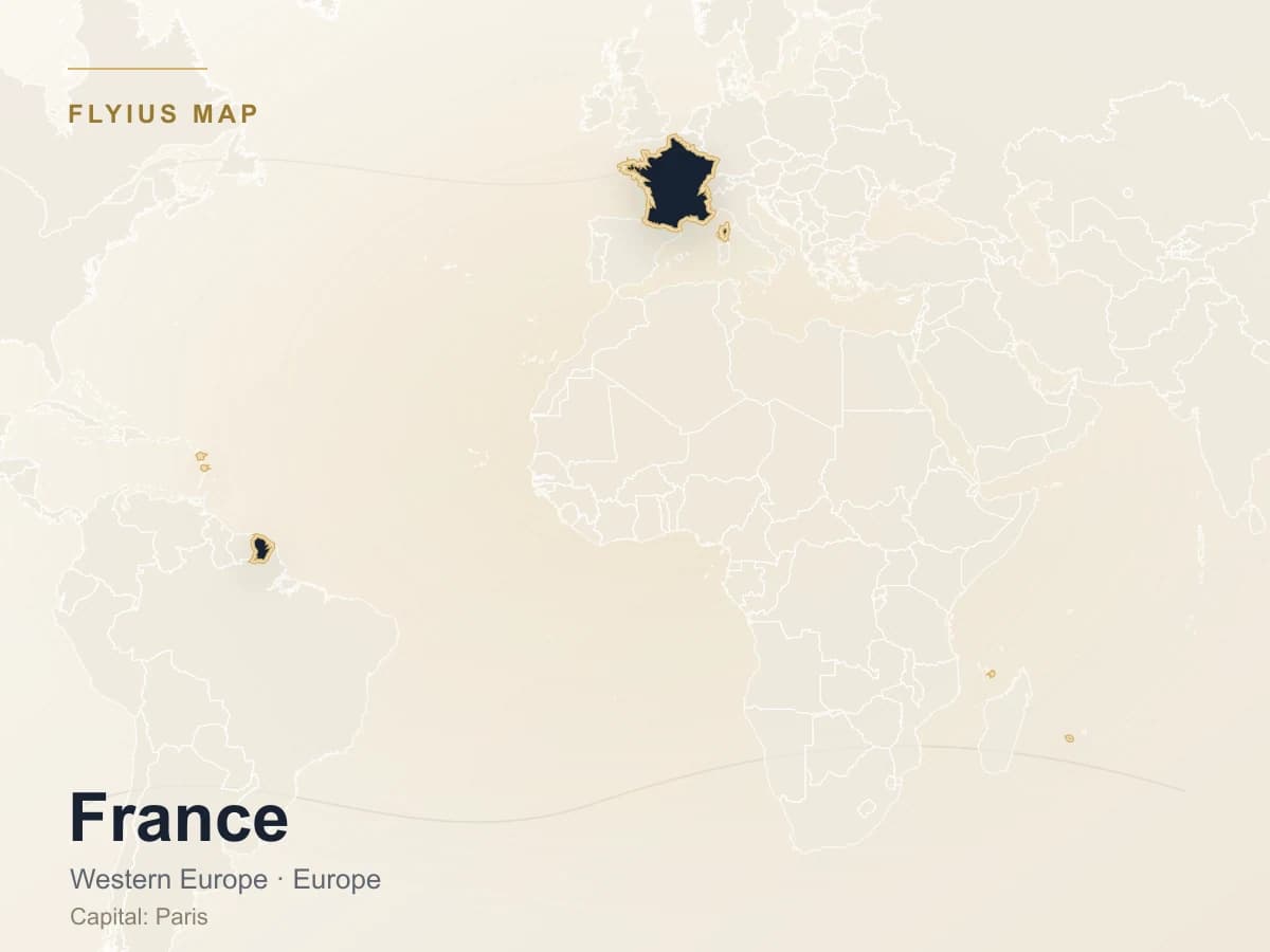 Destinazione jet privato — Francia