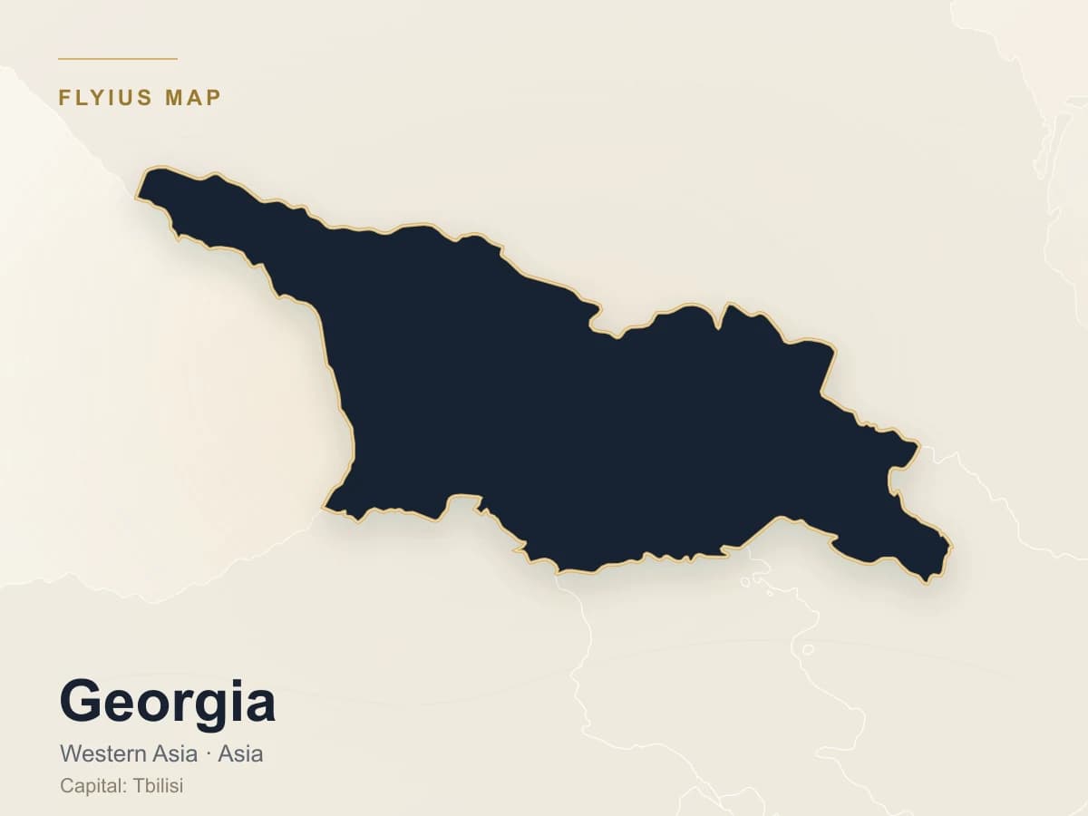 Destino de jet privado — Georgia