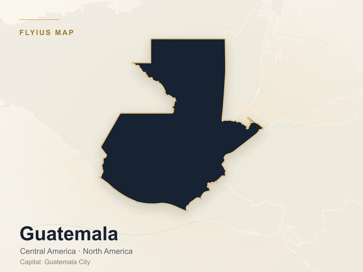 Destinazione jet privato — Guatemala