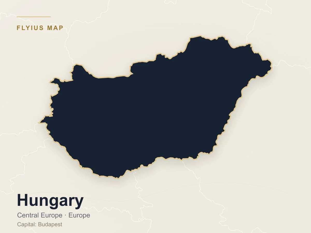 Privatjet-Ziel — Ungarn