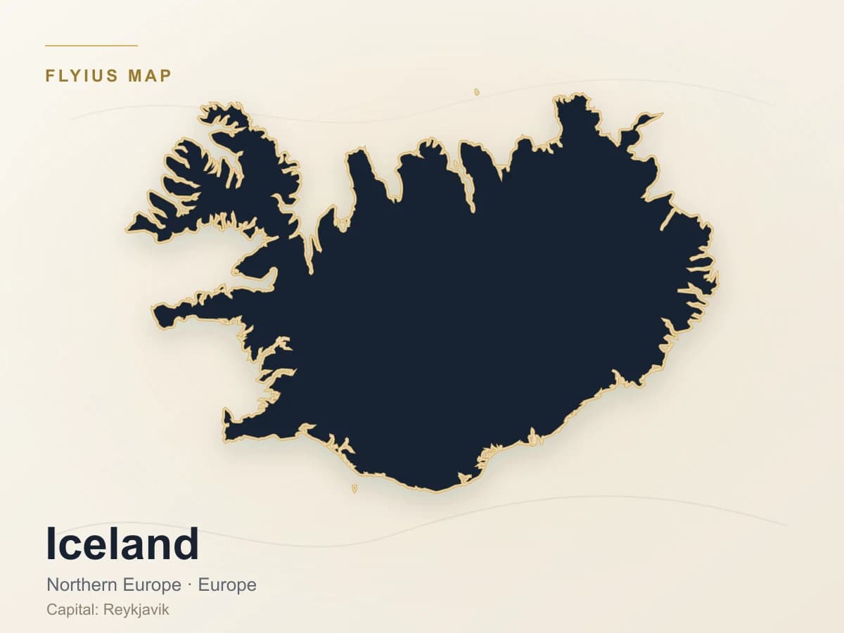 Destino de jet privado — Islandia