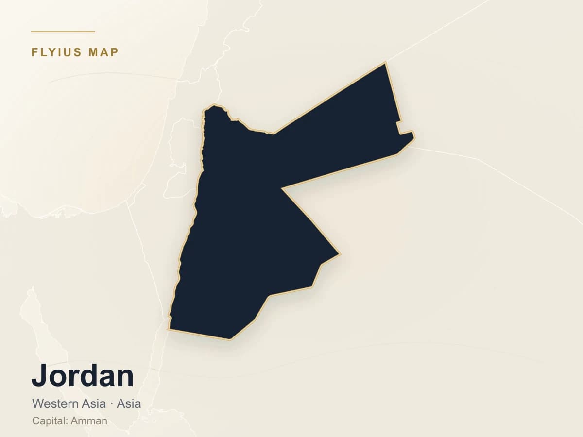 Destino de jet privado — Jordania