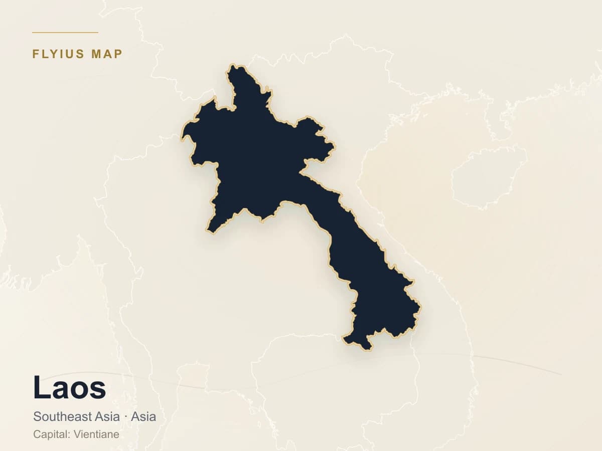 Private jet destination — Laos