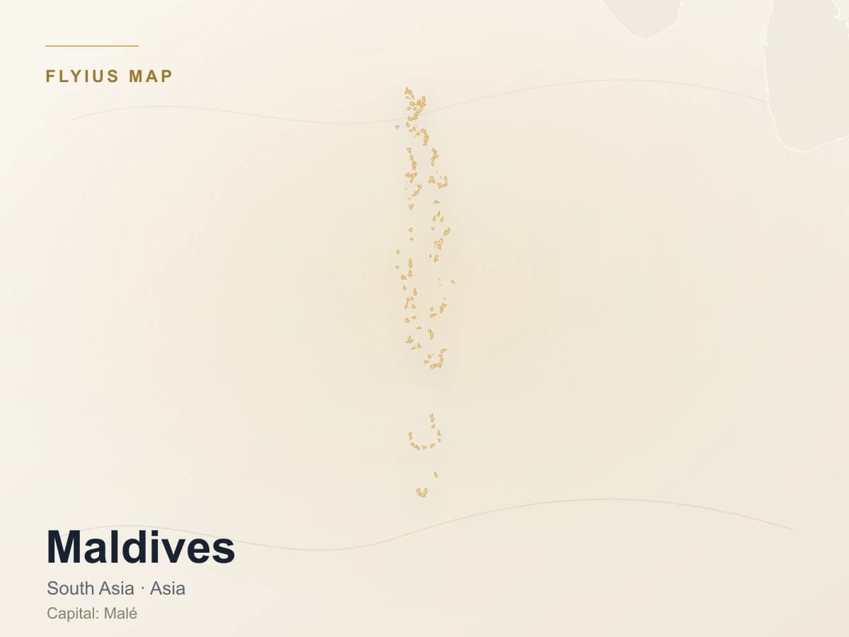 Privatjet-Ziel — Malediven