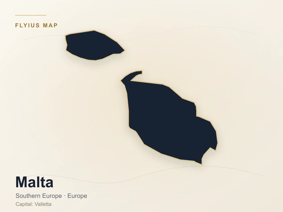 Privatjet-Ziel — Malta