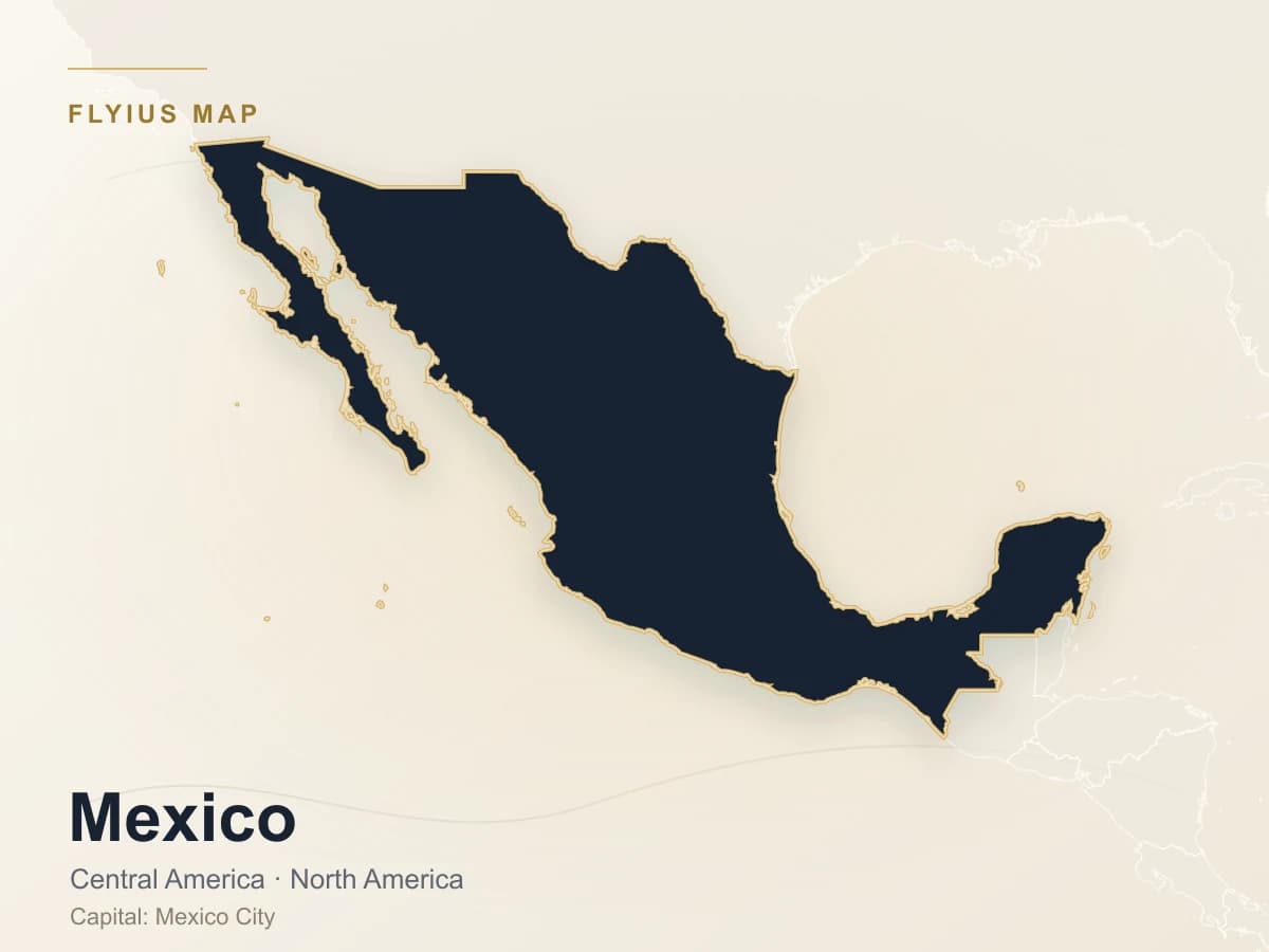 Destino de jet privado — México