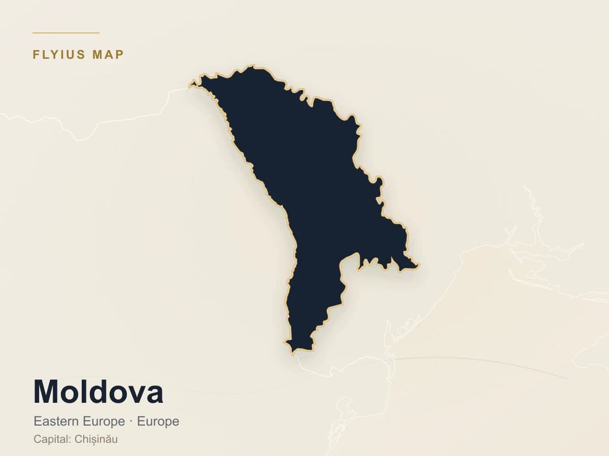Destino de jet privado — Moldavia