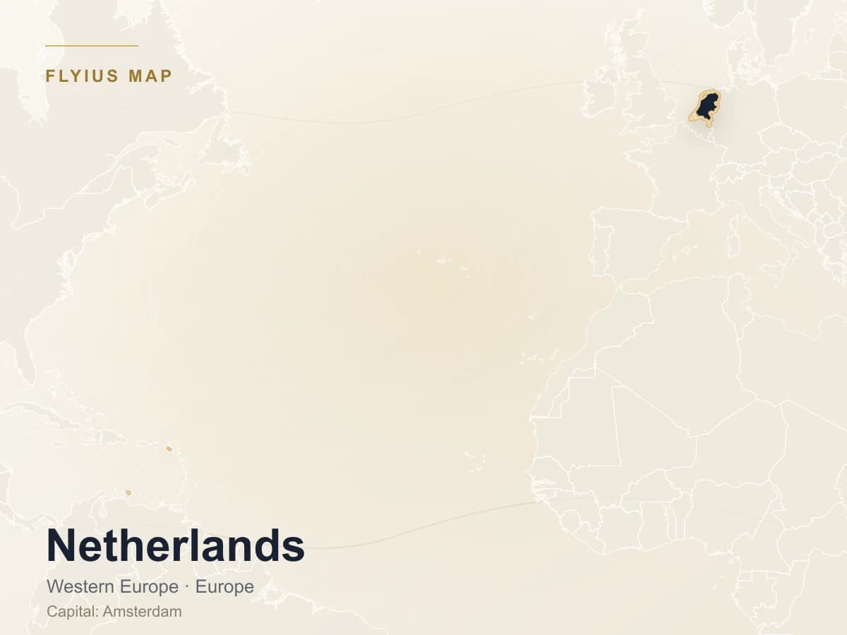 Destinazione jet privato — Paesi Bassi