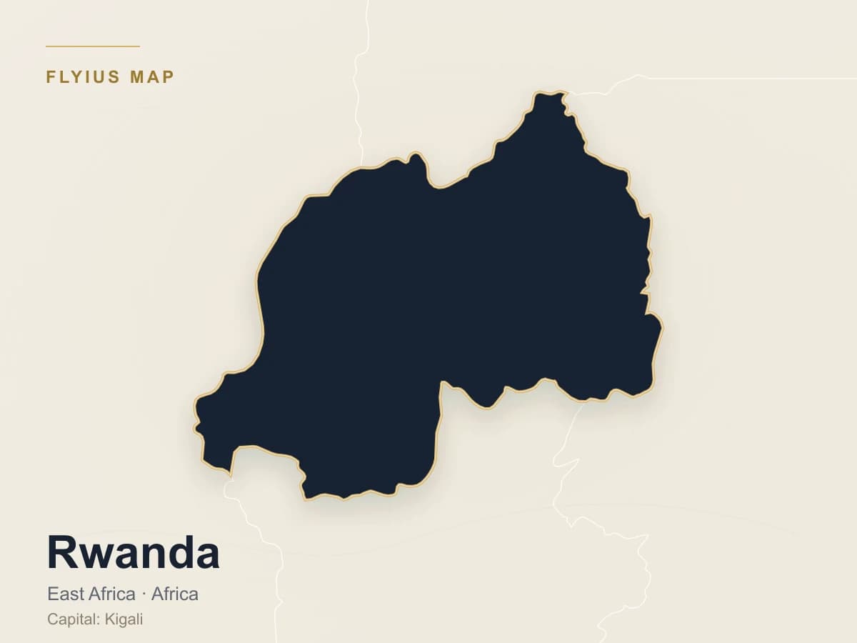 Destino de jet privado — Ruanda
