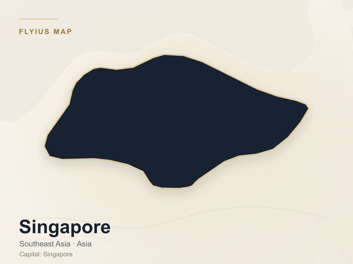 Destino de jet privado — Singapur