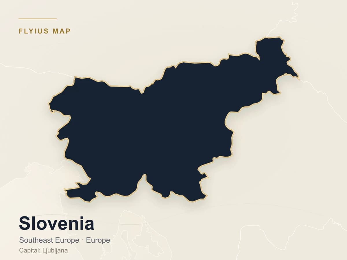 Destino de jet privado — Eslovenia