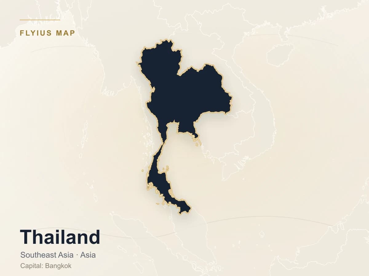 Destino de jet privado — Tailandia