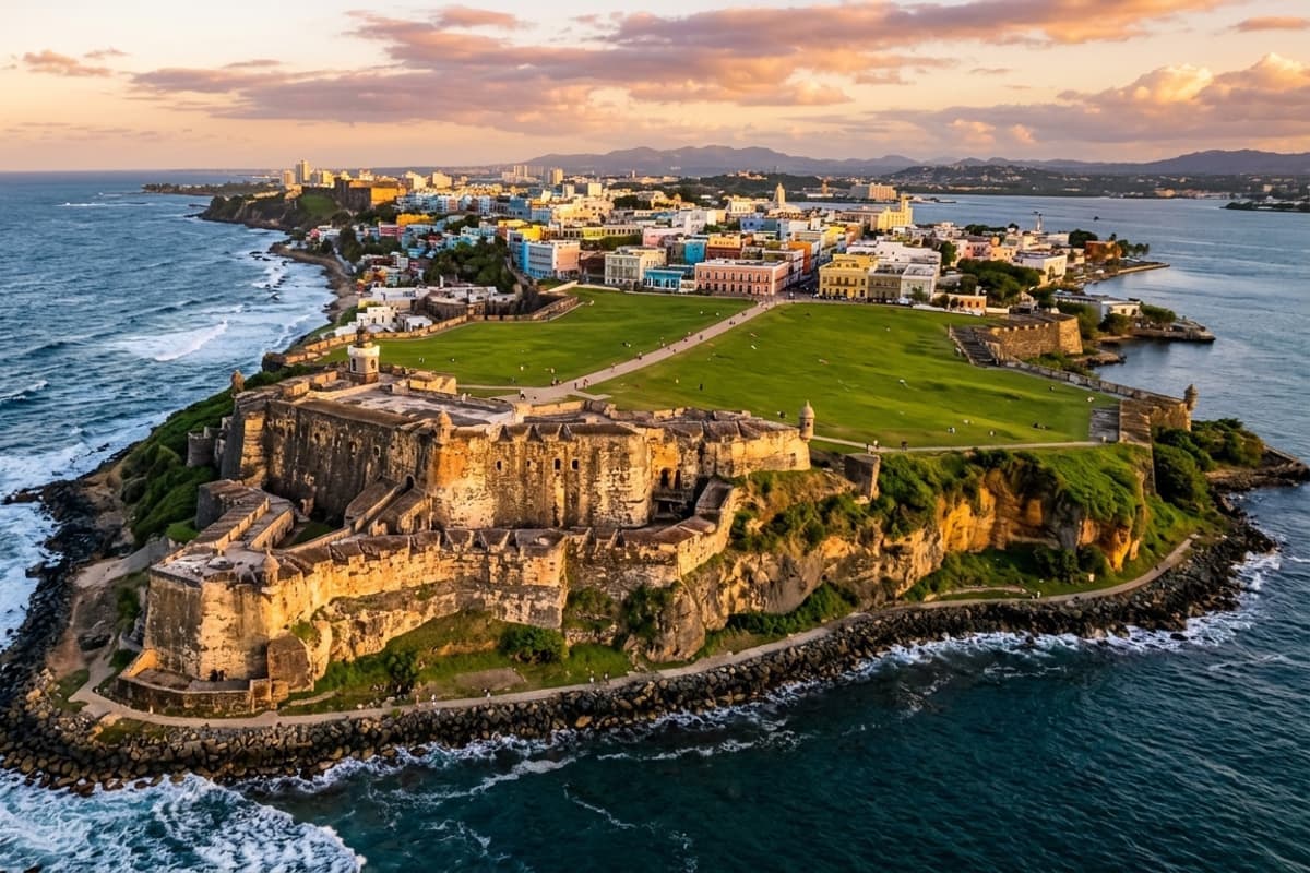 Destino de jet privado — Puerto Rico