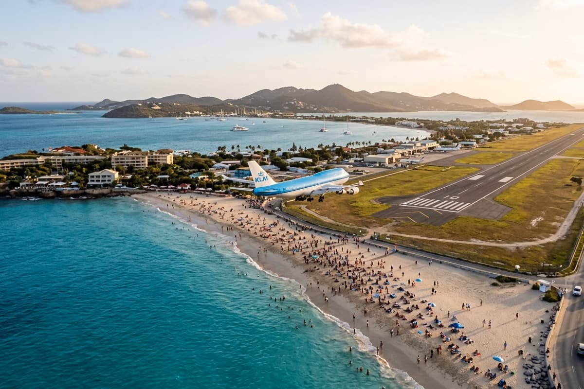 Destination jet privé — Sint Maarten