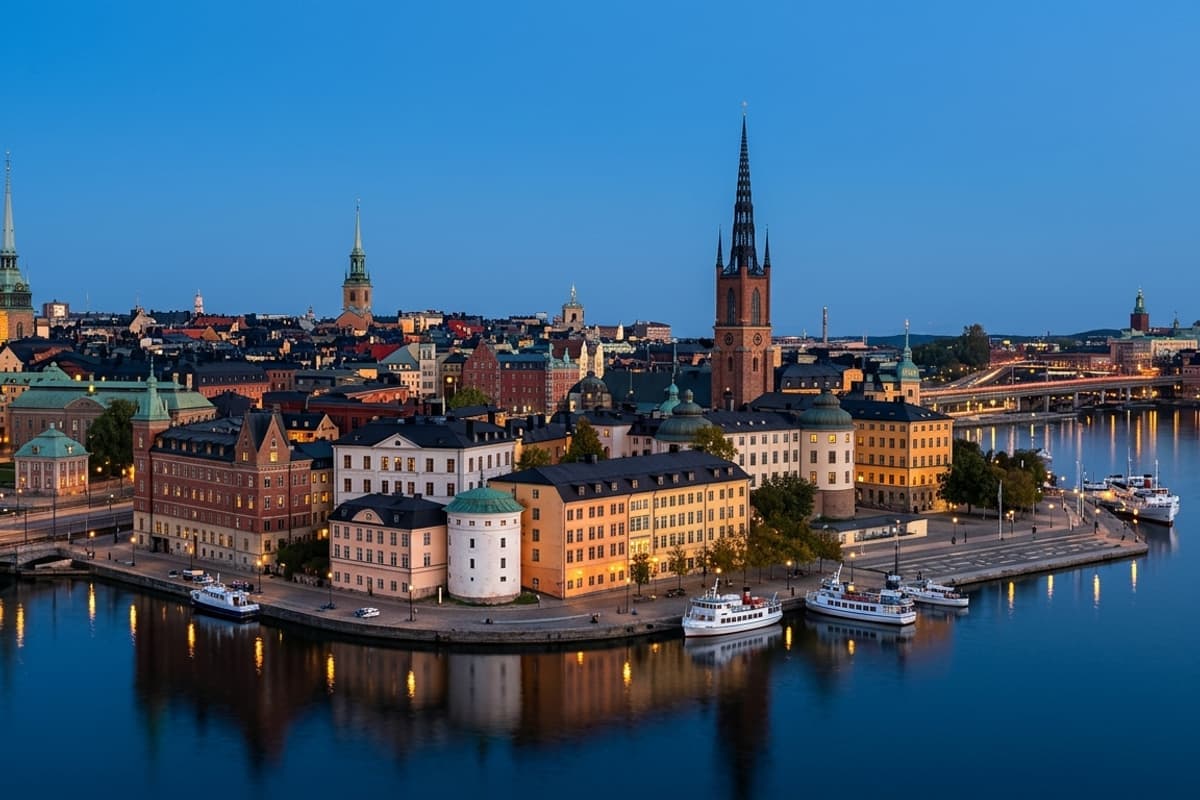 Private jet destination — Sweden
