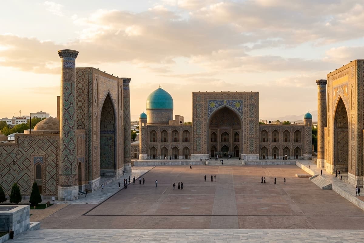 Destino de jet privado — Uzbekistán