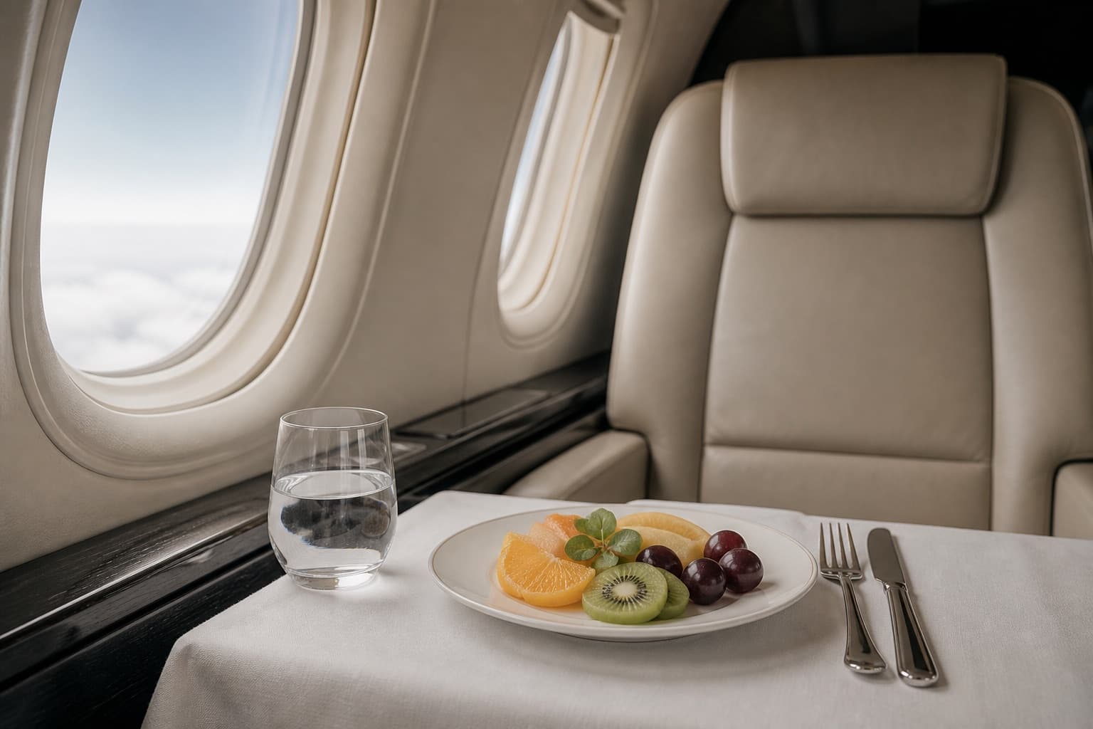 Lounge di aviazione privata per imbarco discreto