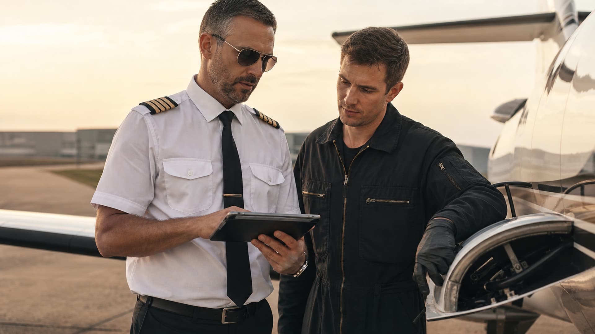 Tripulación en controles pre-vuelo - operadores certificados ARGUS Platinum
